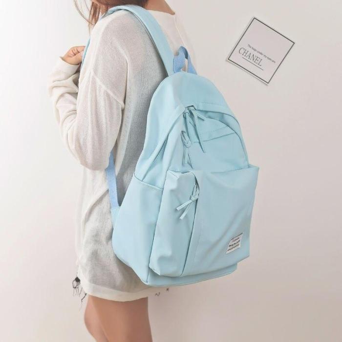 New Harajuku Backpack For School Teenagers Girls Cute Letter Waterproof Designer Travel Laptop Backpack Women Notebook Back Pack