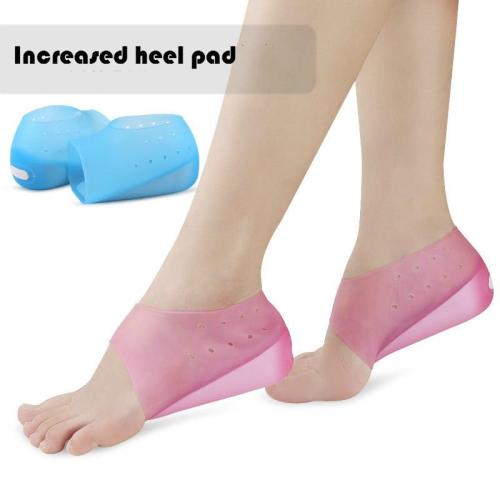 Height Increase Insole Shoe Pad Inserts Lifts Silicone Insoles For Shoes Men Women Invisible Wearable Comfortable Heel Cushion