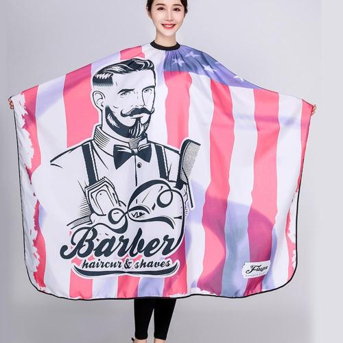 New Barber Haircut Gown Breathable Hairdressing Cloth Apron Polyester Hair Styling Design Supplies Salon Gowns Cape