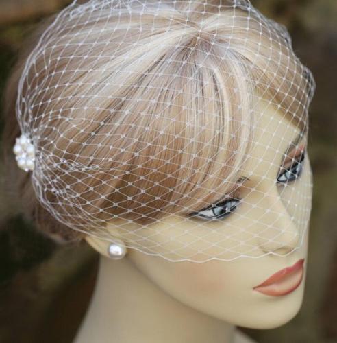 Vintage Women's Bridal Hats and Fascinators with Comb White/Ivory Bridal hair Accessories 2020