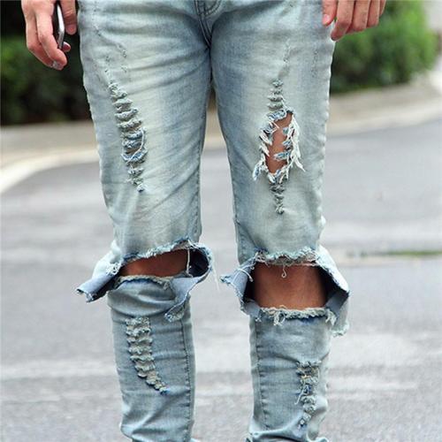 Casual Slim Stretch Washed Jeans