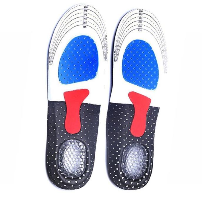 Free Size Silicone Arch Support Sport Shoe Pad Sport Running Gel Shoe Insoles Insert for Men Women Orthodontic Cushion