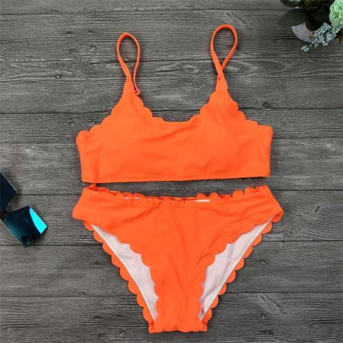 Orange Coral Bikini Set