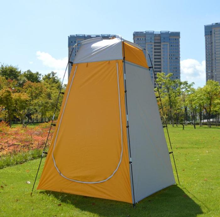 Beach Tent Outdoor Fishing Changing Tent Bathing Warm Tent Outdoor Swimming Changing Room Mobile Toilet Tent Toilet Tents for Camping