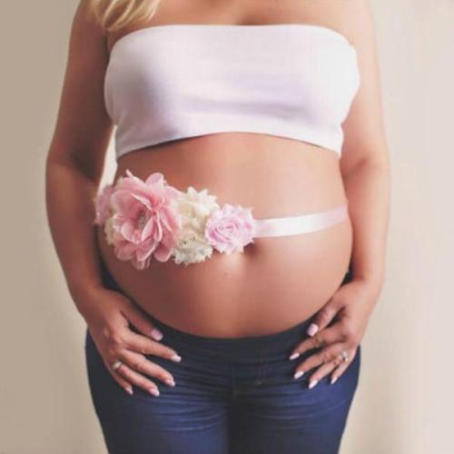 Maternity Sash Photo Props Flower Belt
