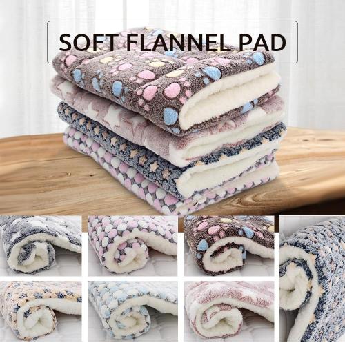 2020 Soft Cat Bed Rest Dog Blanket Winter Foldable Pet Cushion Hondenmand Coral Cashmere Soft Warm Sleep Mat Sweet Dream Bed