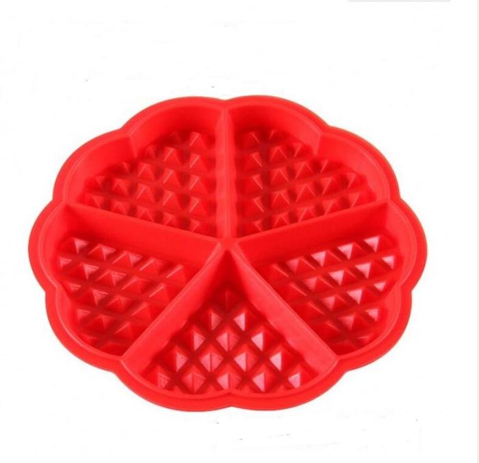 Kitchen Waffle Mold Non-stick Cake Mould Makers Kitchen Silicone Waffle Bakeware