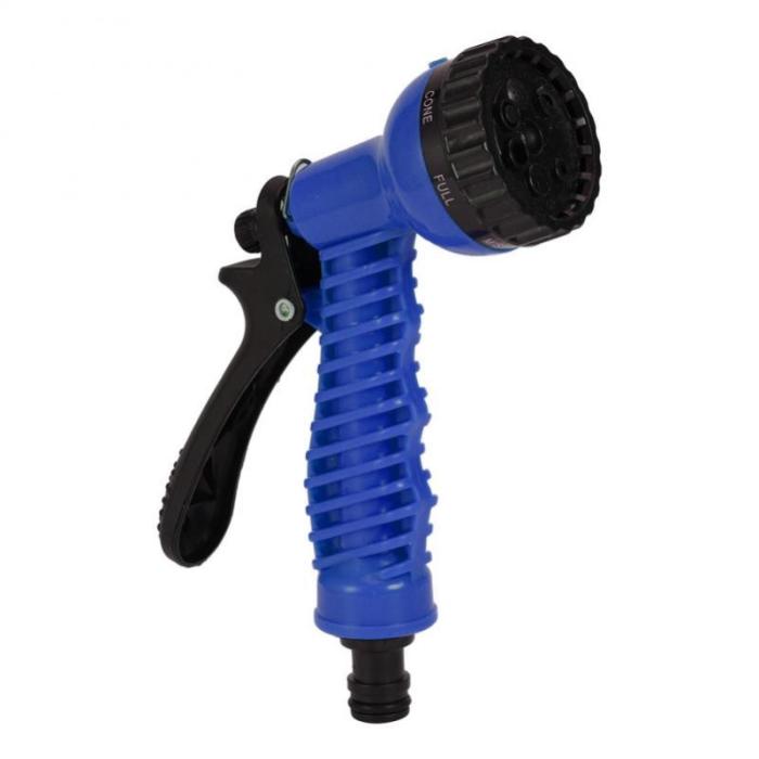 Green/Blue Hose Gun Garden Adjustable 7 Patterns Sprinkler Nozzles Water Spray Gun For Car Washing Water Hose Sprayer Head