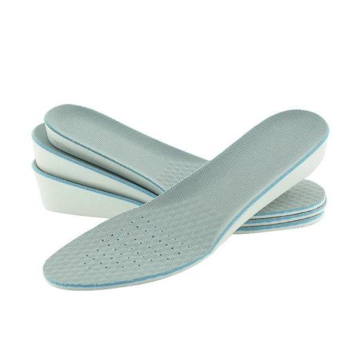 Men Women Height Increase Insoles Inserts Care Foot Pads Comfortable Breathable Sweat Absorption Sports Insole Taller Insole Pad