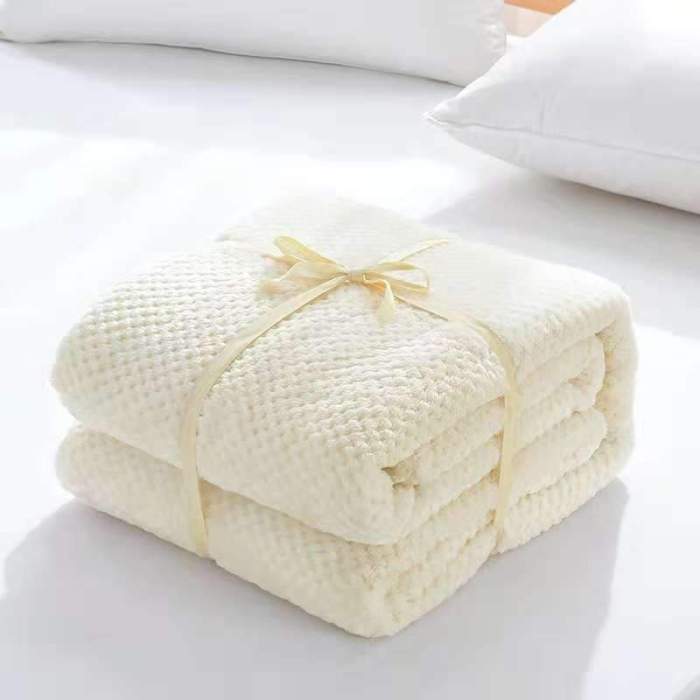 Super Soft Blanket Flannel Aircraft Sofa Beds Office Children Blankets Towel Travel Fleece Plaid Portable Travel Cover Blanket