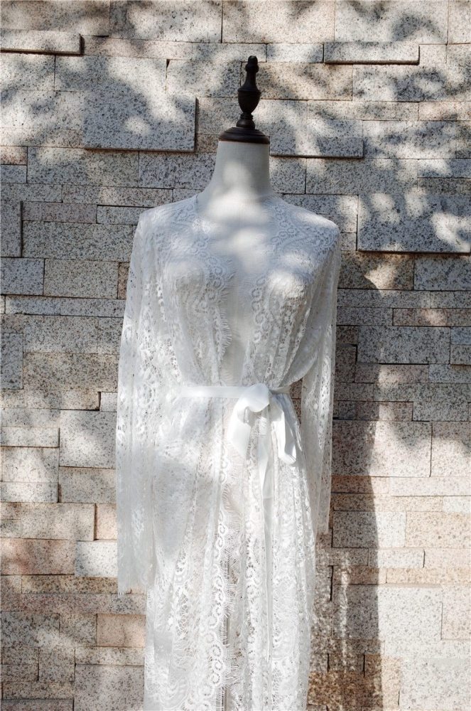 Beach Dress, Cover Up, Robe, White Lace Anna