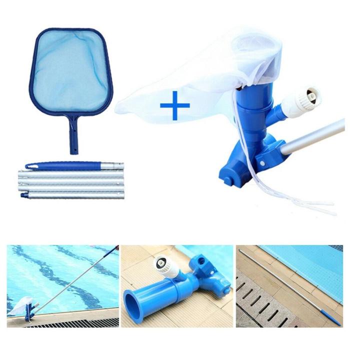 Swimming Pool Suction Vacuum Head Brush Cleaner Floating Objects Cleaning Tools Suction Head Cleaning Net Kit