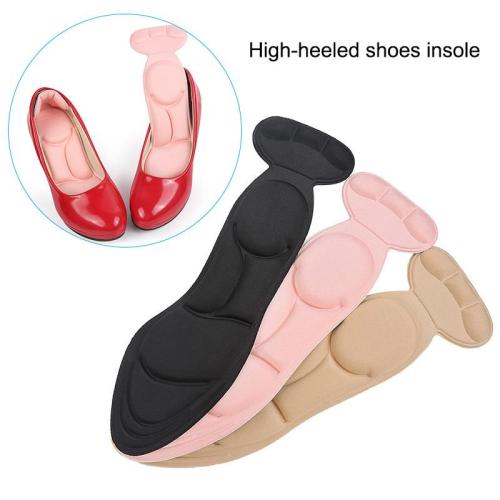 1 Pair Insoles Breathable Anti-slip Insole for feet Pad Inserts Heel Post Back for Women High Heel Shoe