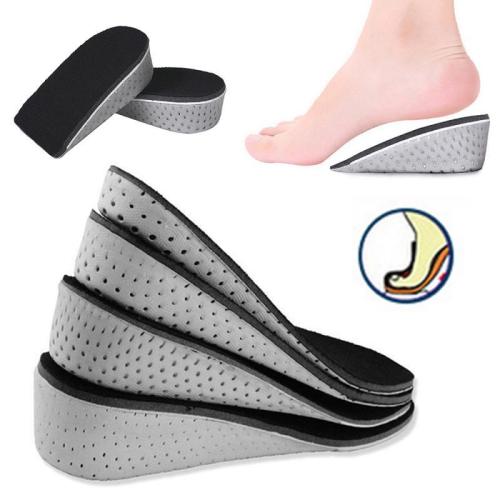 1 Pair Unisex Comfortable Height Increase  Invisible Insole Taller Insert Memory Foam Insoles Shoes Feet Shoes Up Pad Cushion