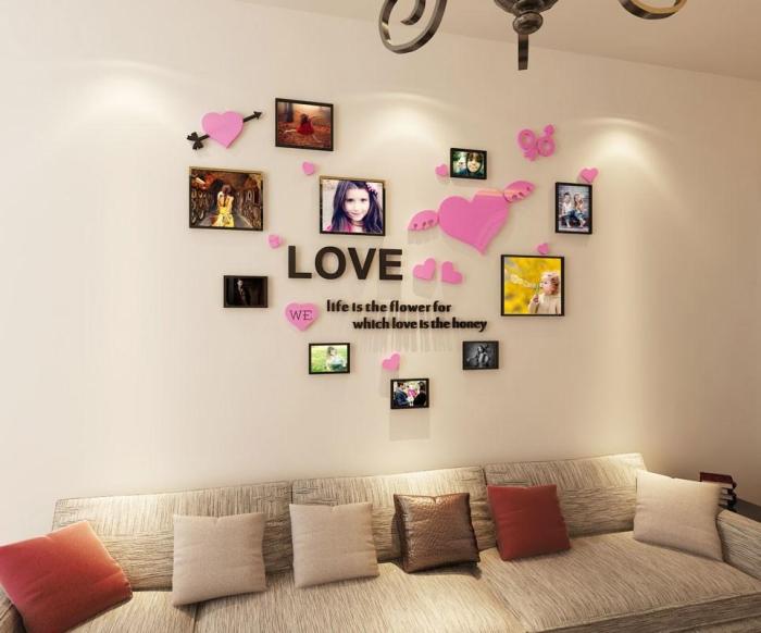 Three-dimensional wall stickers, warm stickers, home decorations