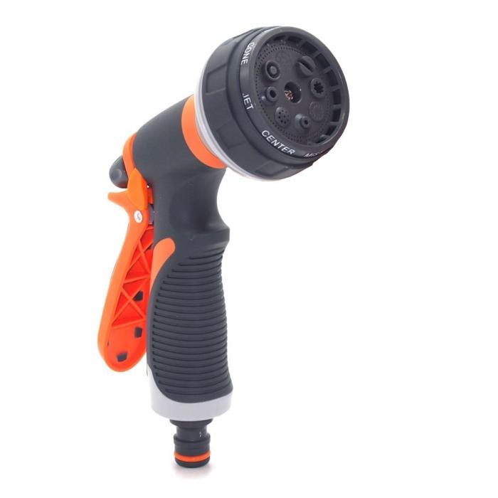 8 Patterns Water Nozzle Water Gun Head Hose Sprayer Pressure Washer Garden Spray Auto Car Washing Gardening Tools And Equipment