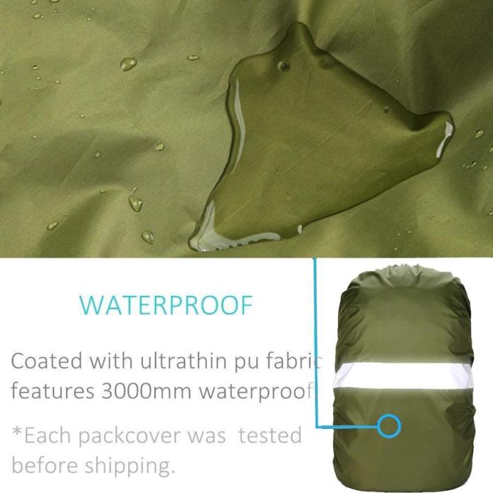 Rain Cover Backpack Reflective 70L 75L 80L 85L Waterproof Bag Camo Tactical Outdoor Camping Hiking Climbing Dust Raincover