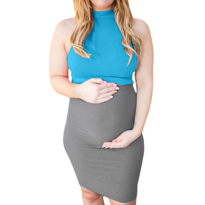 Fashion Women dresses 2020 Summer Loose Maternity Sleeveless Halter Pregnant Panelled Dress pregnancy dress