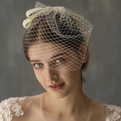 Women Elegant Bridal Hats and Fascinators Net Wedding Veil Headpiece With Comb Bridal Party Gifts 2020