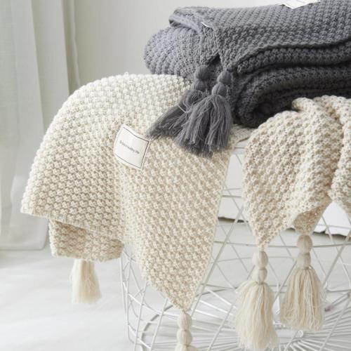 A High Quality Handmade Knitted Blankets for Beds Sofa Cover Super Soft Throw Plaids Bedspread mantas para cama