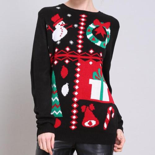 Christmas Tree Long Sleeve Knitting Sweater