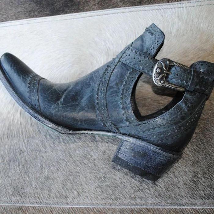 Women's Casual Chunky Heel Boots