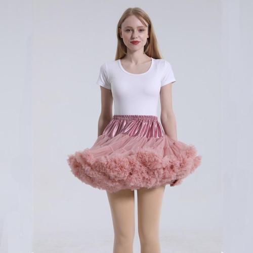2020 Hot Sale Ruffles Women Petticoat Underskirt Keen Length Short Tutu Petticoat Tulle Rockabilly Crinoline 300 g In Stocks