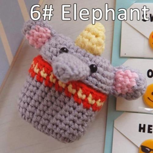 AirPods Case - Knitted Collection - Elephant