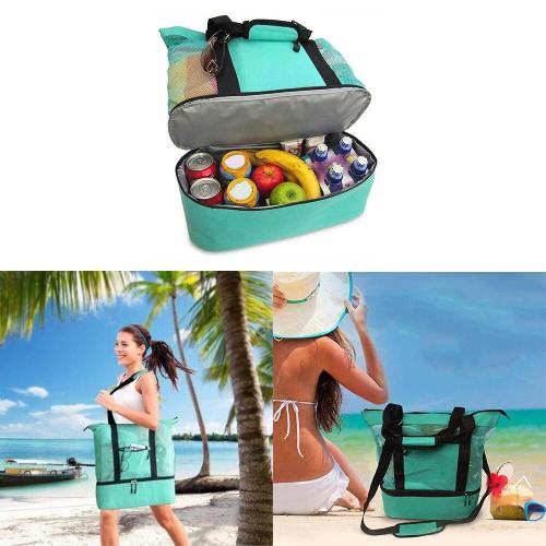 Picnic Bag Large Capacity Outdoor Camping Travel Food Organizer Portable Beach Waterproof Dry Quickly Insulation Ice Lunch Bags