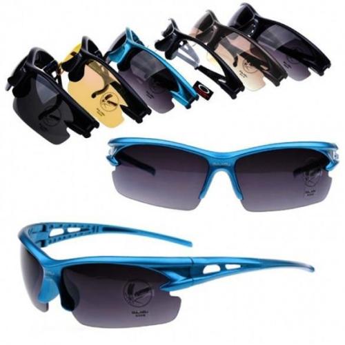 Cycling Riding Bike UV400 Sports Sun Glasses Night Vision Goggles