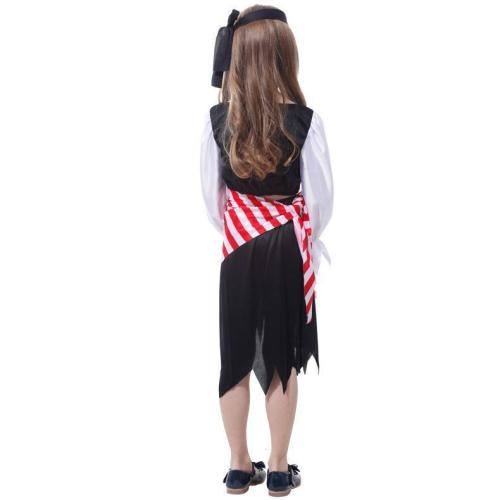 Kids Pirate Costumes Girls Cosplay Halloween Costume Children Kids Lovely Playful Clothes