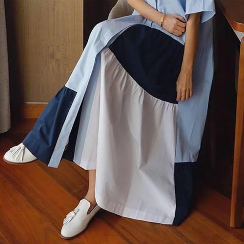 Korean Style Women's Long Dress Temperament Cotton Fashion Casual Ladies Dress Loose Pluz Size Dress Summer 2020