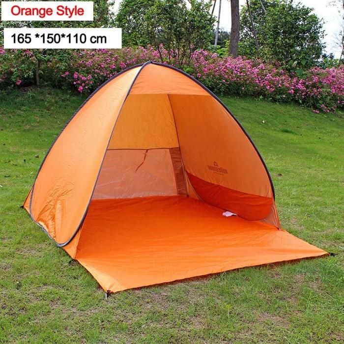 Automatic Beach Tent Shelters Camping UV Protection Pop Up Tent Sun Shade Awning Travel Tourist Camping Tents Shelter