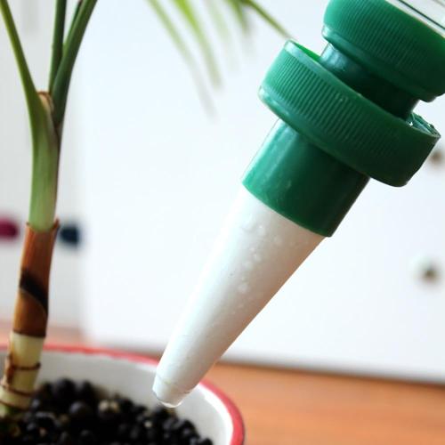 6Pcs DIY Automatic Drip Irrigation System Plants Flowers Self Watering Spiked Drip Device Water Bottle Drip Irrigation Kits