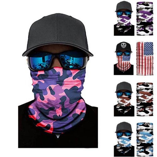 Polyester Scarves Face Dust Mask Outdoor Sport Cycling Bandanas Camping Hiking Washouts Headwear Magic Scarf May 27th