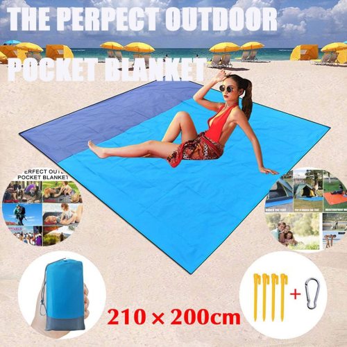 Outdoor Beach Mat Waterproof Sandproof Fancy Insulation Waterproof Picnic Mat Outdoor Waterproof Beach Blanket Portable Folding