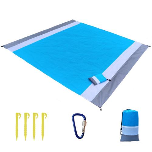 79x83inch Multifunction Sandfree Beach Blanket Large Waterproof Picnic Mat Quick Drying Blanket for Travel Camping Hiking