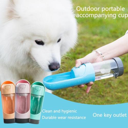 Portable Pet Dog Water Bottle Drinking Bowls For Small Large Dogs Feeding Water Dispenser Cat Activated Carbon Filter Bowl