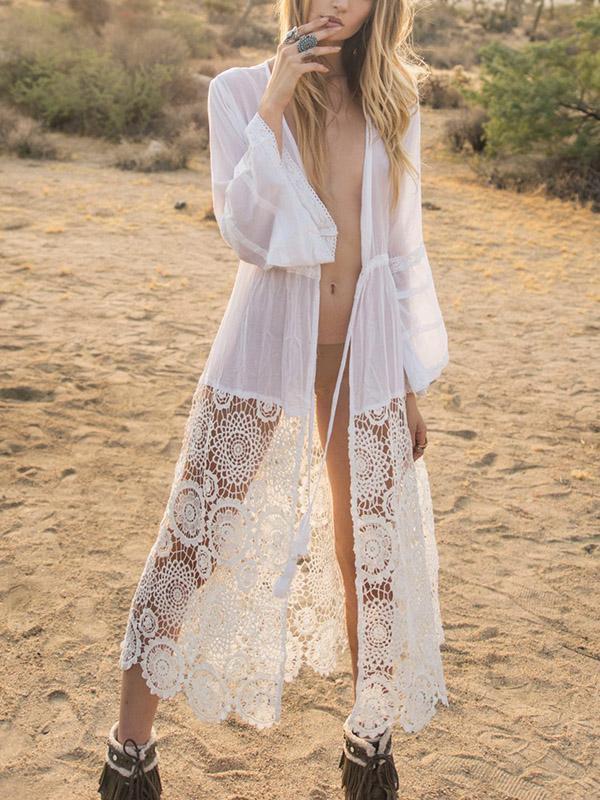 Lace Split-joint Cover-ups