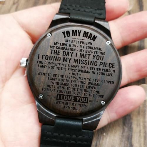 wooden watches - to my men i love you personalized gifts