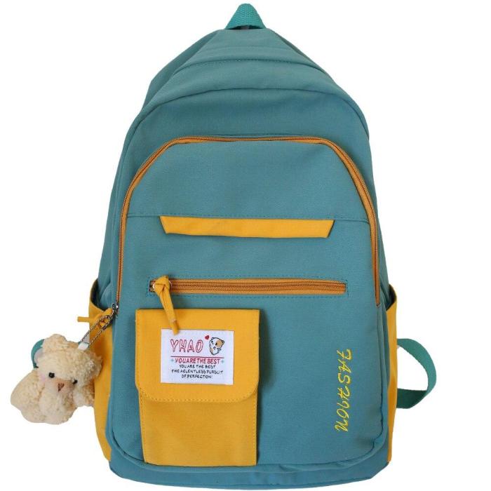 Girl Waterproof Nylon Backpack Student Women School Bag Laptop Cute Ladies Harajuku Backpacks Female Kawaii Book Fashion Bag New