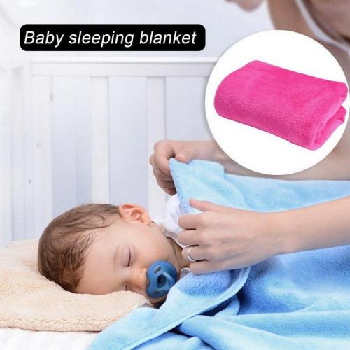70x100cm Super Warm Solid Warm Micro Plush Fleece Blanket Baby Sleeping Throw Blankets Sofa Bedding Throw Rug Sofa Bedding