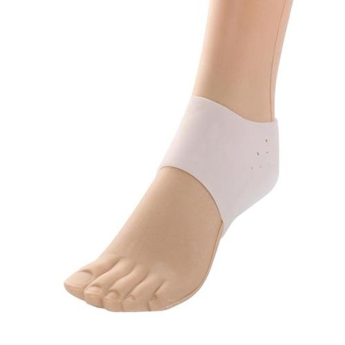 1 Pair Silicone Invisible Height Lift Heel Pad Sock Liners Increase Insole Pain Relieve Foot Skin Care Tool Unisex Anti-Slippery