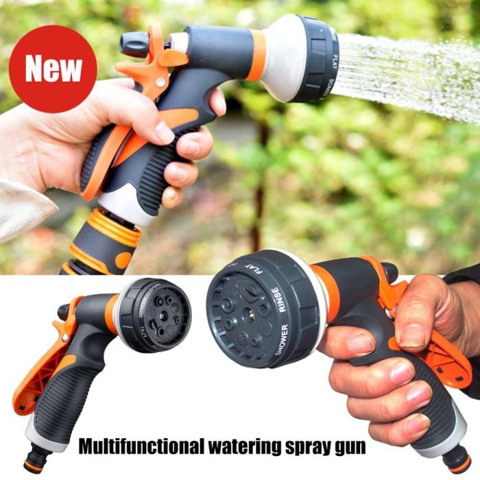 Multifunctional Garden Watering Spray Gun Household Car Wash Nozzle Water Gun Garden Watering Spray Gun