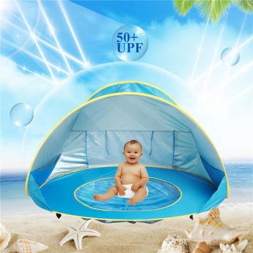 Baby Beach Tent Portable Waterproof Build Sun Awning UV-protecting Tents Kids Outdoor Traveling Sunshade Play House Toys