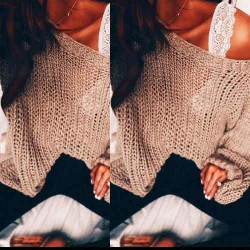 Fashion Hollow Out Loose Sweater
