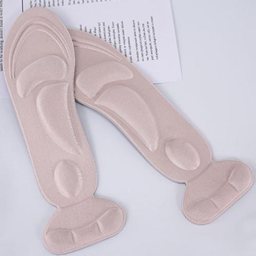 1 Pair Insole Pad Inserts Heel Post Back Breathable Anti-slip Sweat Absorbent Heel Post Sticke Women's Thickening Massage Insole
