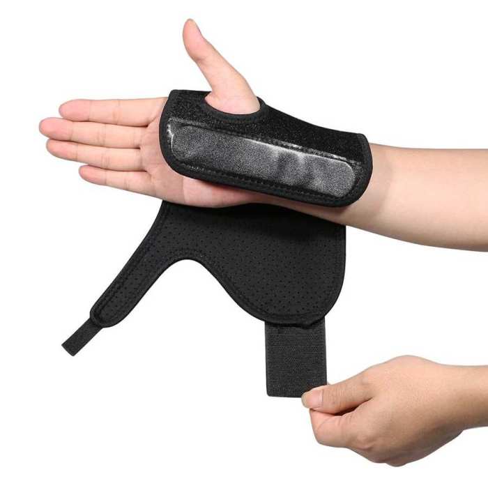 Yosoo Wrist Brace Breathable Neoprene Night Sleep Splint Adjustable Brace Health Care Hand Care Braces Supports