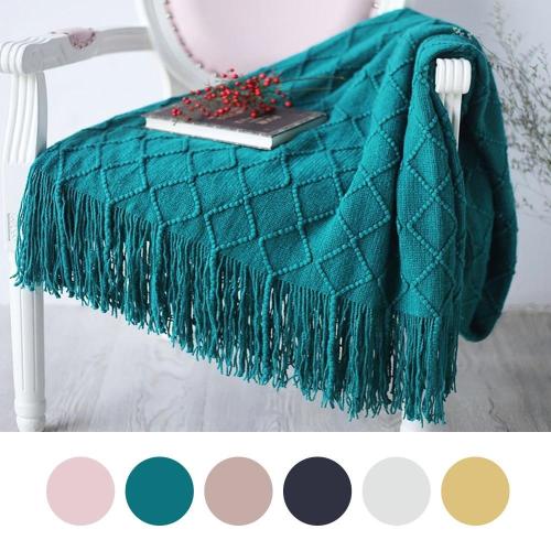 Nordic Knitted Throw Thread Blanket Bedding Sofa Plaid Travel TV Nap Blankets Soft Towel Bed Plaid Tapestry