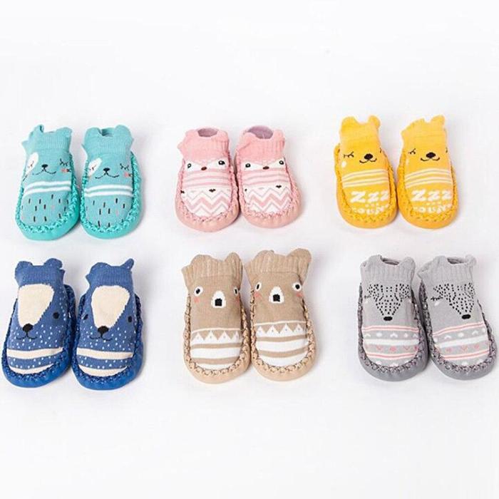 Infant First Walkers Cartoon Baby Shoes Cotton Newborn Shoes Soft Sole Autumn Winter Toddler Shoes for Baby Girl Boy
